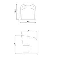 Michelle Design Sessel  - weiss 3